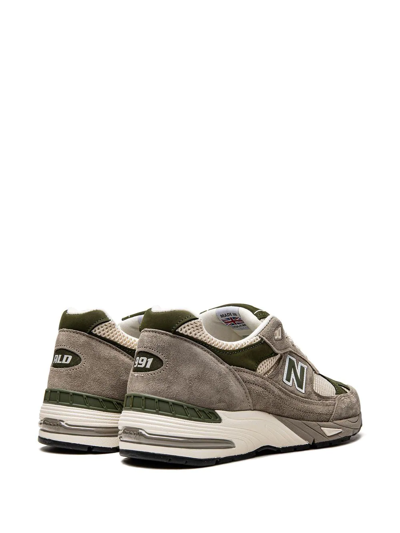 New Balance X Aimé Leon Dore 991 "miuk Grey" Sneakers In Green