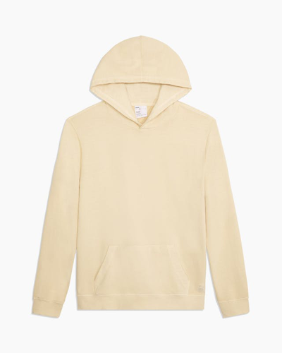 Shop Onia Garment Dye Pullover Hoodie In Yellow