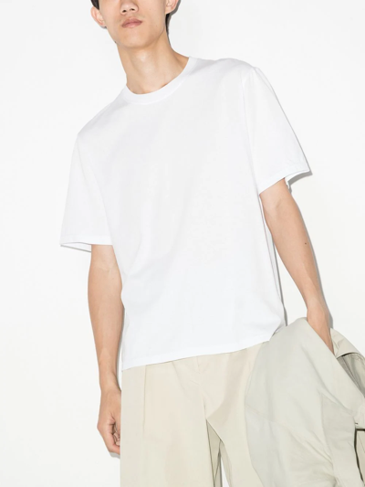 Shop Studio Nicholson Short-sleeve T-shirt In White