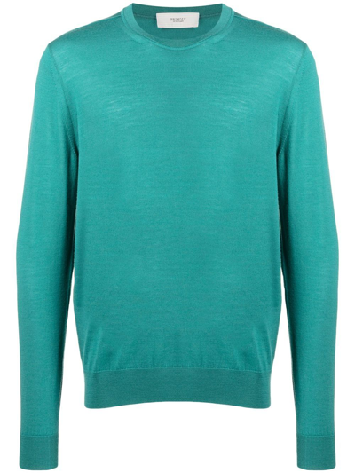 Shop Pringle Of Scotland Crew-neck Knitted Jumper In Green