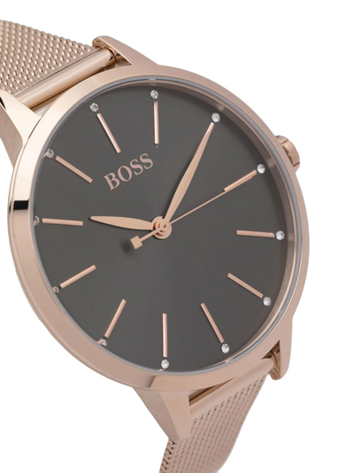 Hugo Boss Boss Carnation Gold Effect Crystal Studded Watch With Mesh  Bracelet Women's Watches In Assorted-pre-pack | ModeSens