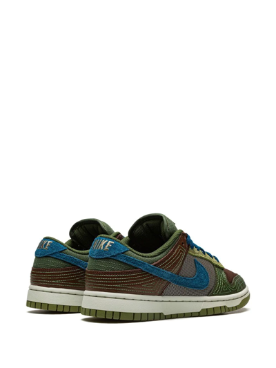Shop Nike Dunk Low Nh "cacao Wow" Sneakers In Green