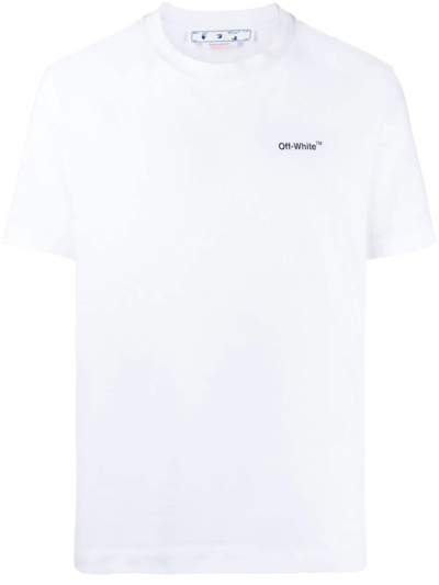 Shop Off-white Caravaggio Arrow T-shirt In White