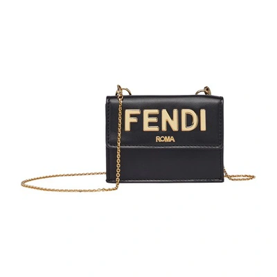 Shop Fendi Wallet In Noir
