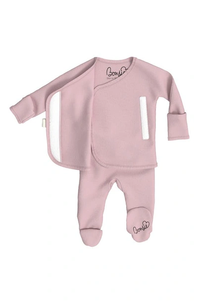 Shop Bonsie Baby Skin To Skin Footie In Peony