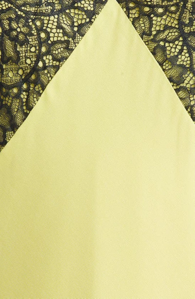 Shop Rag & Bone Logan Lace Silk Blend Slipdress In Brightyell