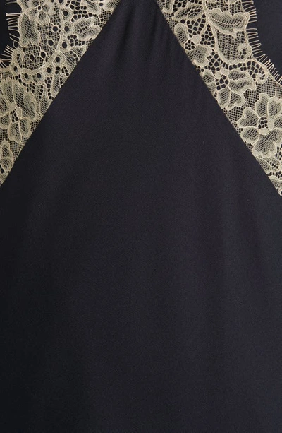 Shop Rag & Bone Logan Lace Silk Blend Slipdress In Black
