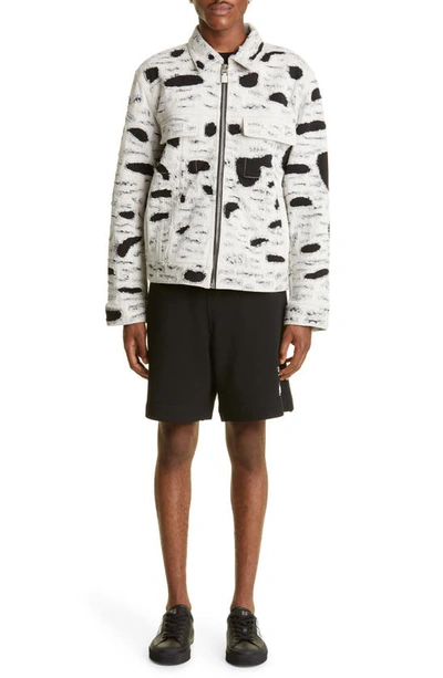 Shop Givenchy Disney X  '101 Dalmatians' Cotton Logo Shorts In Black