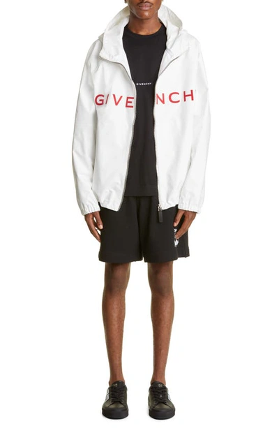 Shop Givenchy Disney X  '101 Dalmatians' Cotton Logo Shorts In Black