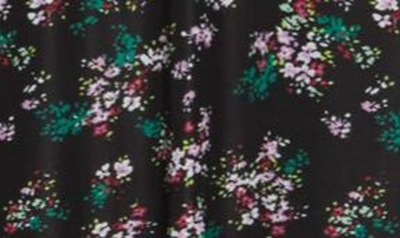 Shop Afrm Loah Long Sleeve Mesh Midi Dress In Noir Wild Flower