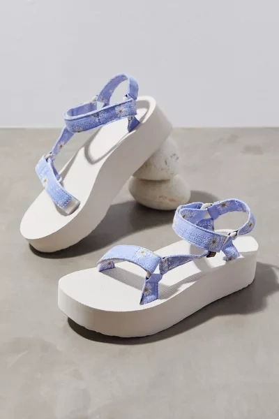 Shop Teva Flatform Universal Gloriosa Sandal In Lavender