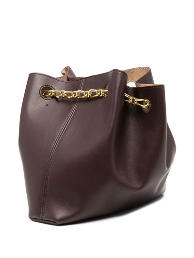 Nanushka Chain-link Top-handle Tote In Brown