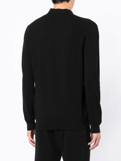 Shop Pringle Of Scotland V-neck Cashmere Cardigan In Black