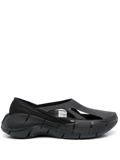 Shop Maison Margiela X Reebok Cut-out Slip-on Sneakers In Black