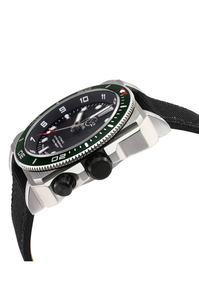 Gv2 Xo Submarine Canvas Strap Watch, 44mm In Black