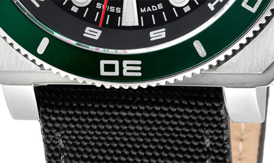 Gv2 Xo Submarine Canvas Strap Watch, 44mm In Black