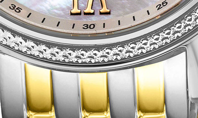 Shop Gv2 Marsala Two Tone Bracelet Watch, 37mm In Two Toned Ss Ipyg