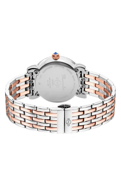Gv2 Marsala Two-tone Diamond Bracelet Watch, 37mm In Two Toned Ss Iprg