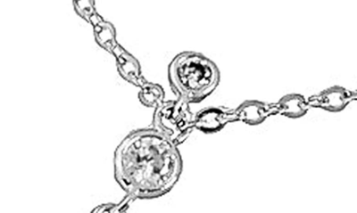 Shop Lili Claspe Anais Hand Chain In Silver