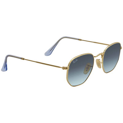 Shop Ray Ban Eyeware & Frames & Optical & Sunglasses Rb3548n 91233m 48 In Blue / Gold / Grey