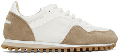 Shop Spalwart Taupe & White Marathon Trail Low (whbs) Sneakers