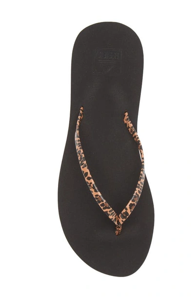 Reef Bliss Nights Flip Flop In Leopard
