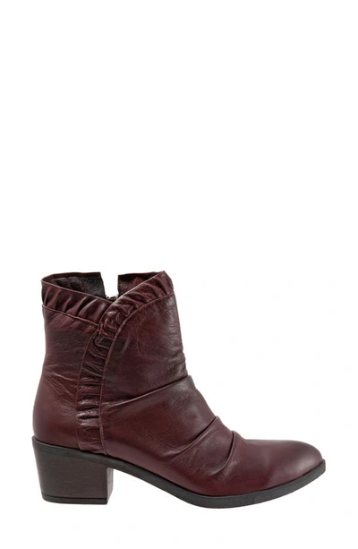 Shop Bueno Connie Slouch Bootie In Merlot Leather