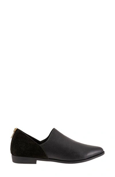 Bueno Beau Pointed Toe Loafer In Black
