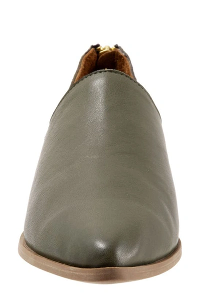 Bueno Beau Pointed Toe Loafer In Dark Green