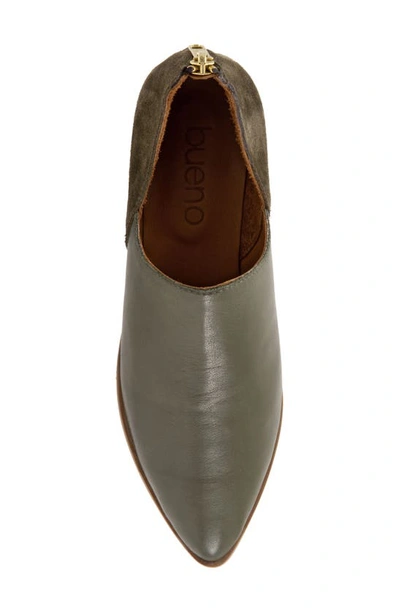 Shop Bueno Beau Pointed Toe Loafer In Dark Green