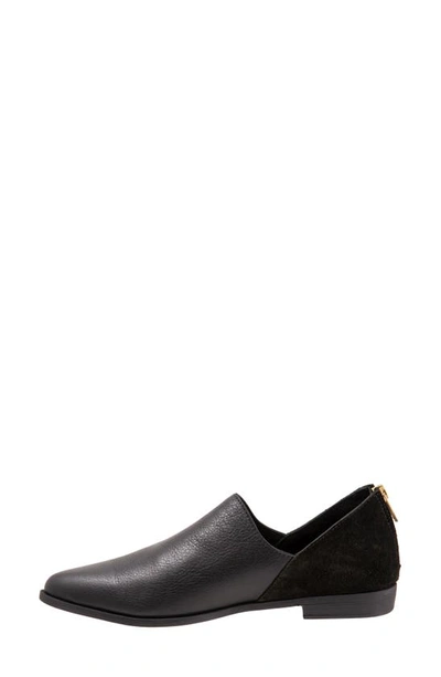 Bueno Beau Pointed Toe Loafer In Black