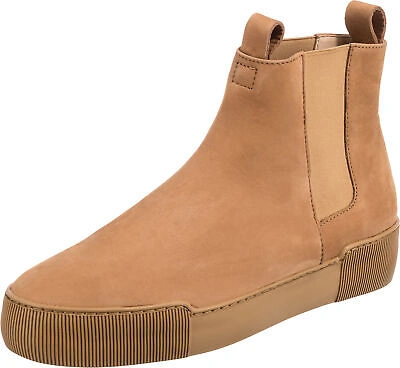 Pre-owned Hogl Neu Högl Stanley Chelsea Boots 24913989 Für Damen Karamel