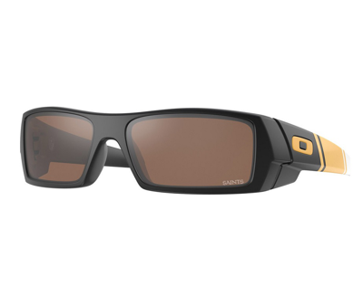 Shop Oakley Gascan New Orleans Saints Prizm Tungsten Rectangular Mens Sunglasses Oo9014 9014a7 60 In Black