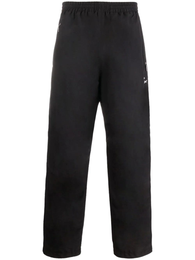 Shop Balenciaga 3b Sport Icon Track Pants In Nero