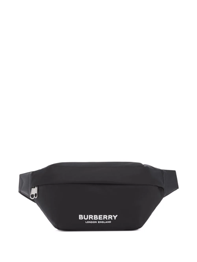 Shop Burberry Logo-print Sonny Belt Bag