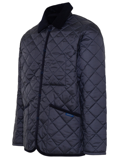 Shop Lavenham Blue Polyester Raydon Jacket In Navy