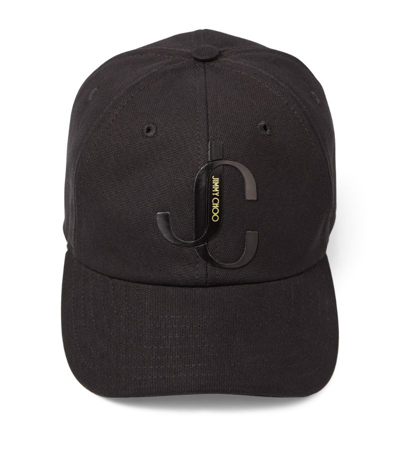 Shop Jimmy Choo Paxy Baseball Cap In Black