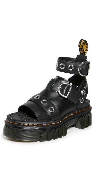 Shop Dr. Martens' Ricki Hardware Sandals In Black