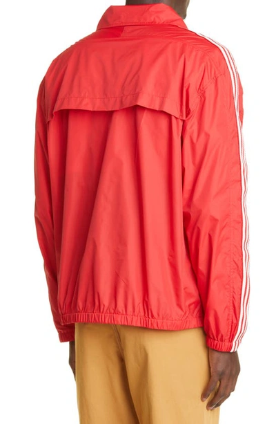 Shop Adidas X Wales Bonner Light Track Jacket In Scarlet