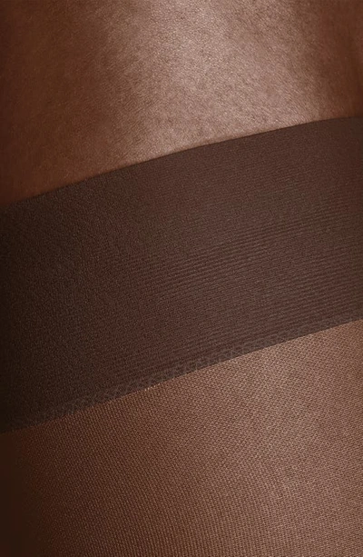 Shop Item M6 Sheer Compression Knee High Socks In Cacao