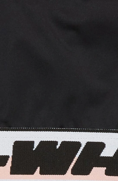 Shop Off-white Kids' Logo Two-piece Swimsuit In Black Black