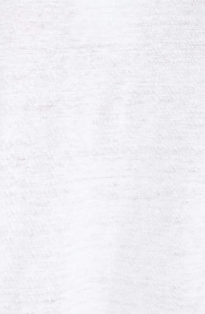 Isabel Marant Étoile Linen Tshirt With Logo In Pink / White