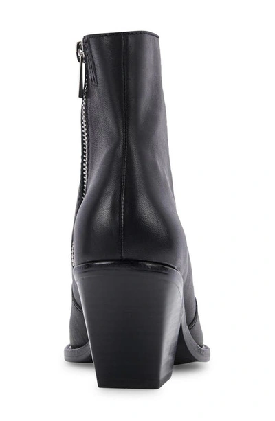 Shop Dolce Vita Volli Pointed Toe Bootie In Black Leather