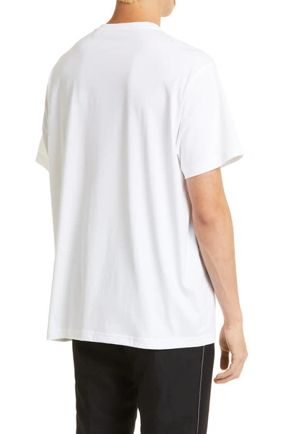 Shop Burberry Harriston Logo Graphic Tee In White