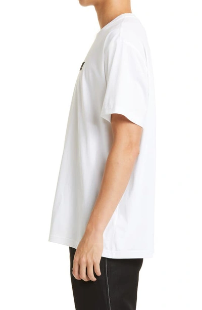 Burberry Oversized T-shirt That Sports The House Logo On The Front In White