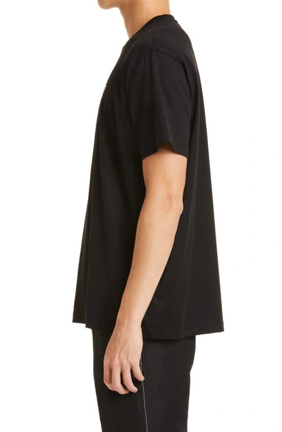 Burberry The  Cotton T-shirt Is The Perfect Compromise Between Luxury And Basic Wear In Black