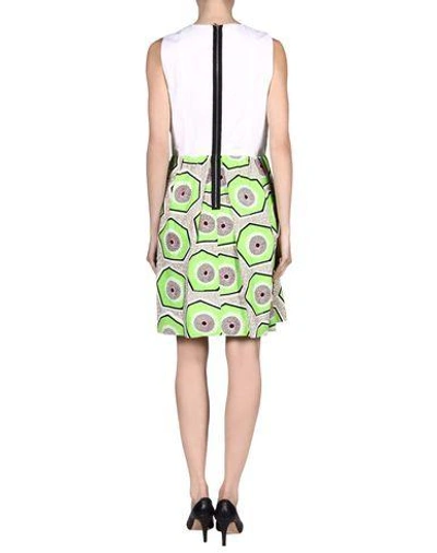 Shop Carven Short Dress In Acid Green