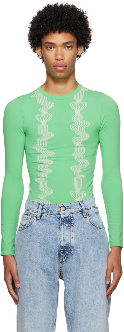Shop Eytys Ssense Exclusive Green Emery Shirt In Jade