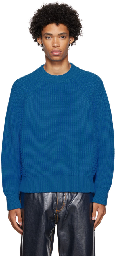 Shop Eytys Blue Tao Sweater In Azure
