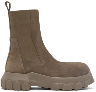 Rick Owens Stroble Beatle Bozo Tractor In Dust Grey In Dust Dust